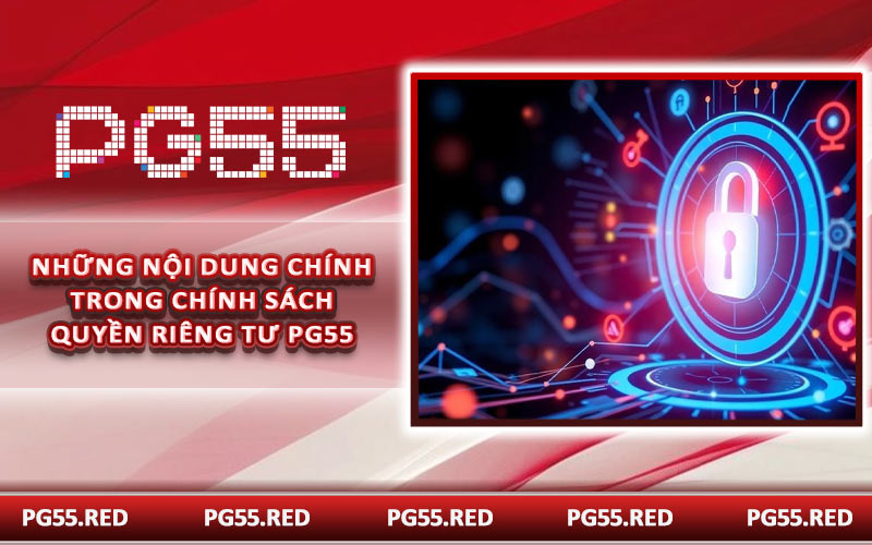 Những nội dung chính trong chính sách quyền riêng tư PG55